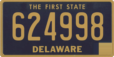 DE license plate 624998