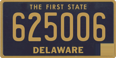 DE license plate 625006