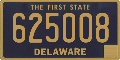 DE license plate 625008