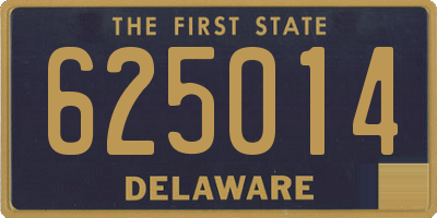 DE license plate 625014
