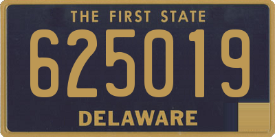 DE license plate 625019