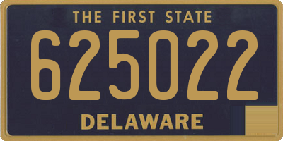 DE license plate 625022