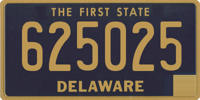 DE license plate 625025