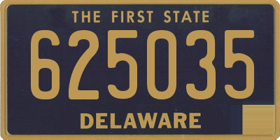 DE license plate 625035