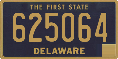 DE license plate 625064