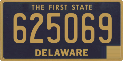 DE license plate 625069