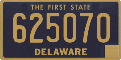 DE license plate 625070