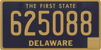 DE license plate 625088