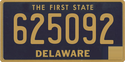 DE license plate 625092
