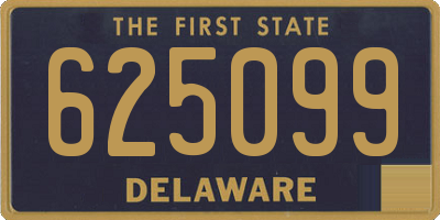 DE license plate 625099