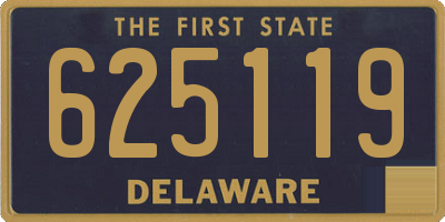 DE license plate 625119