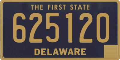 DE license plate 625120