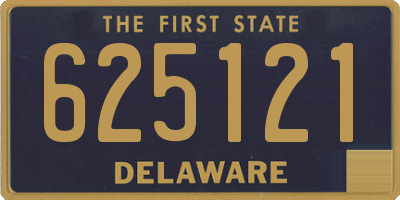 DE license plate 625121