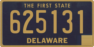DE license plate 625131