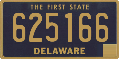 DE license plate 625166