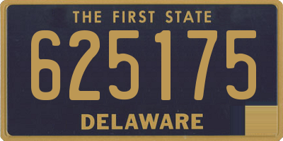 DE license plate 625175