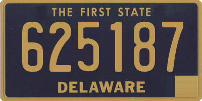 DE license plate 625187