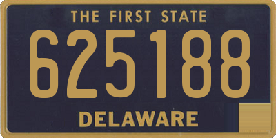 DE license plate 625188