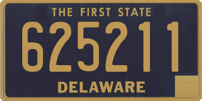 DE license plate 625211