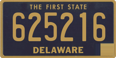 DE license plate 625216
