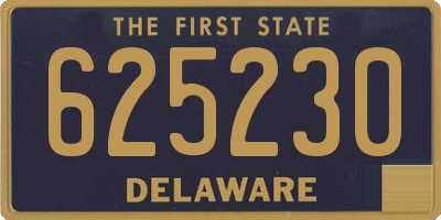 DE license plate 625230