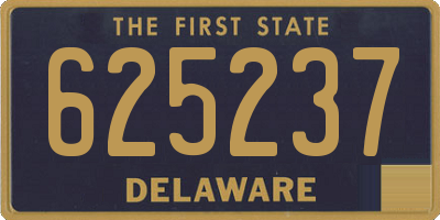 DE license plate 625237