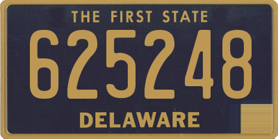 DE license plate 625248