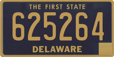 DE license plate 625264