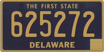 DE license plate 625272