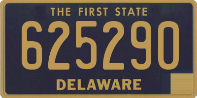 DE license plate 625290