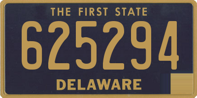 DE license plate 625294