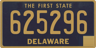 DE license plate 625296