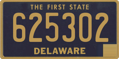 DE license plate 625302
