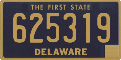 DE license plate 625319
