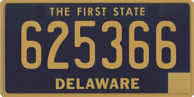 DE license plate 625366
