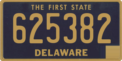 DE license plate 625382