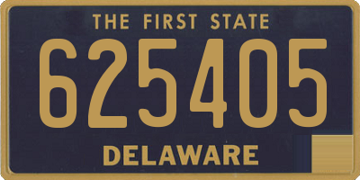 DE license plate 625405