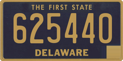 DE license plate 625440