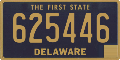 DE license plate 625446