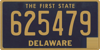 DE license plate 625479