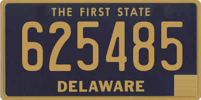 DE license plate 625485