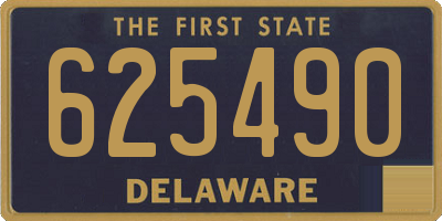 DE license plate 625490