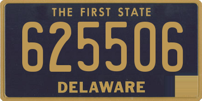 DE license plate 625506