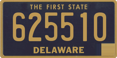 DE license plate 625510
