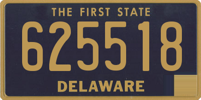 DE license plate 625518