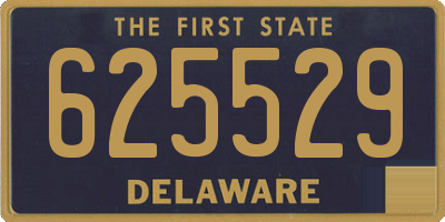 DE license plate 625529