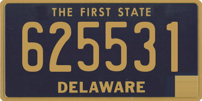 DE license plate 625531