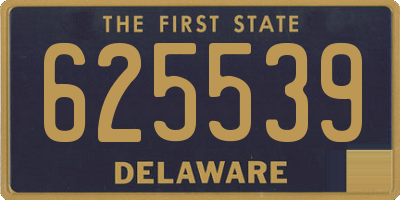 DE license plate 625539