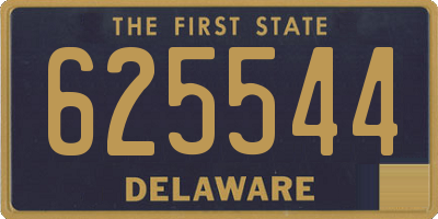 DE license plate 625544