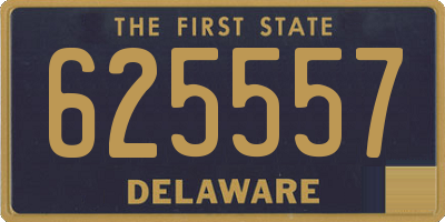 DE license plate 625557